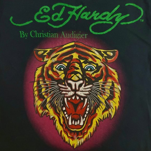 Ed Hardy Other - ED HARDY TIGER TEE SHIRT SMALL